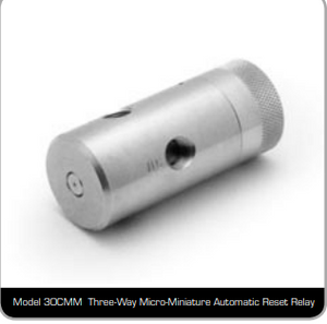 Model 30CMM Three-Way Micro-Miniature Automatic Reset Relay